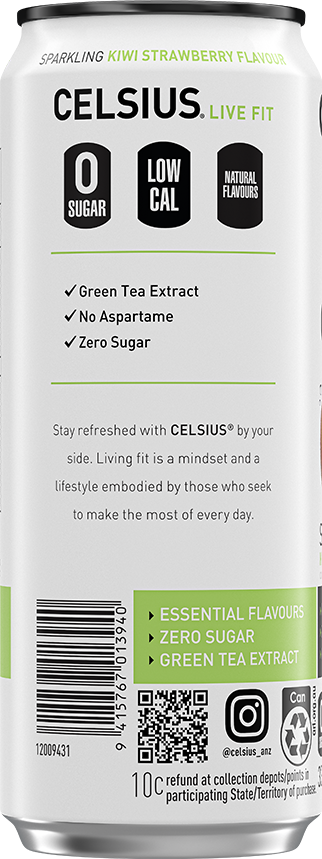 Sparkling Kiwi Strawberry – Product's Back Label